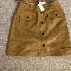 Banana Republic faux suede skirt